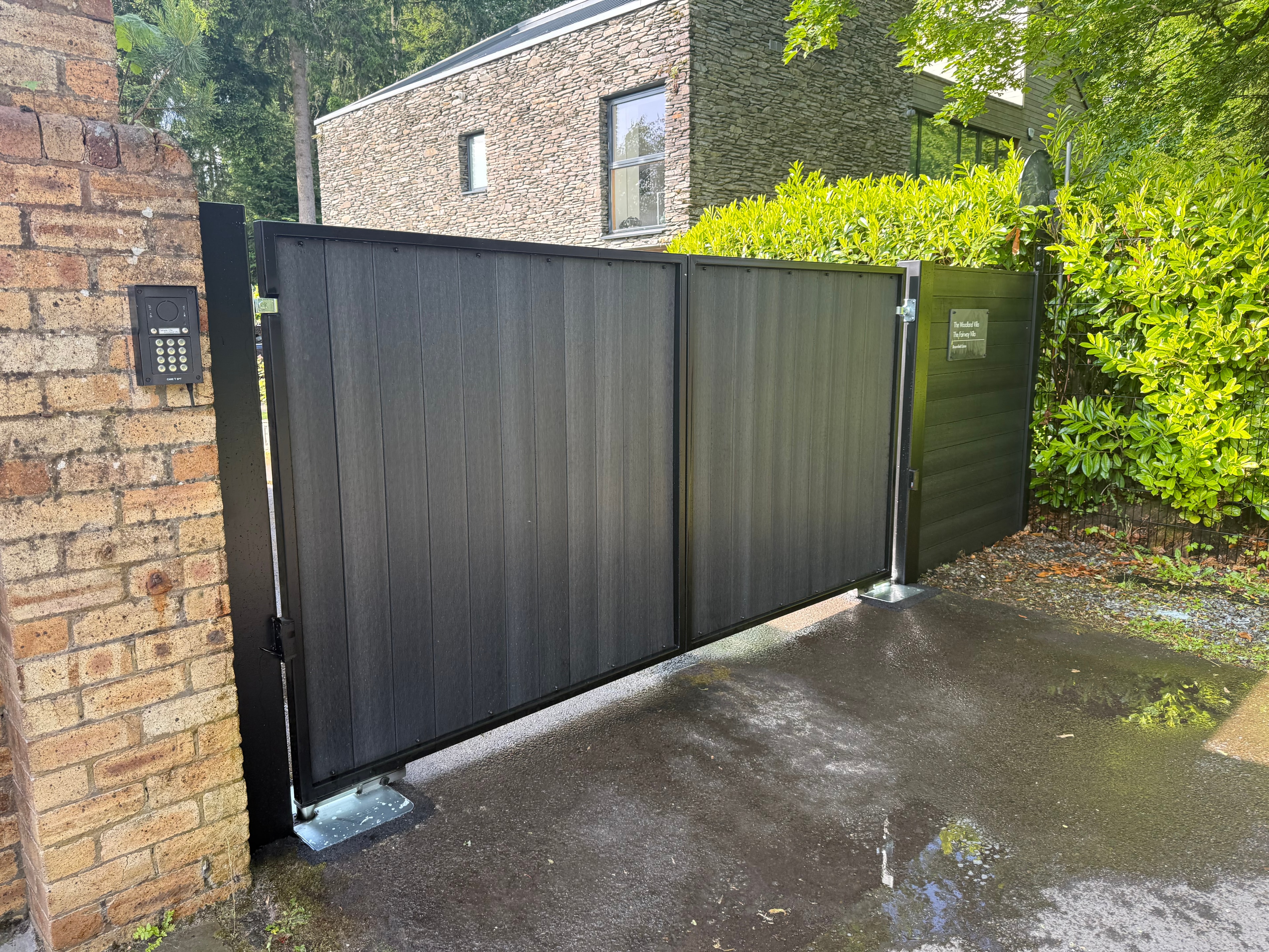 Composite Clad Double Gates