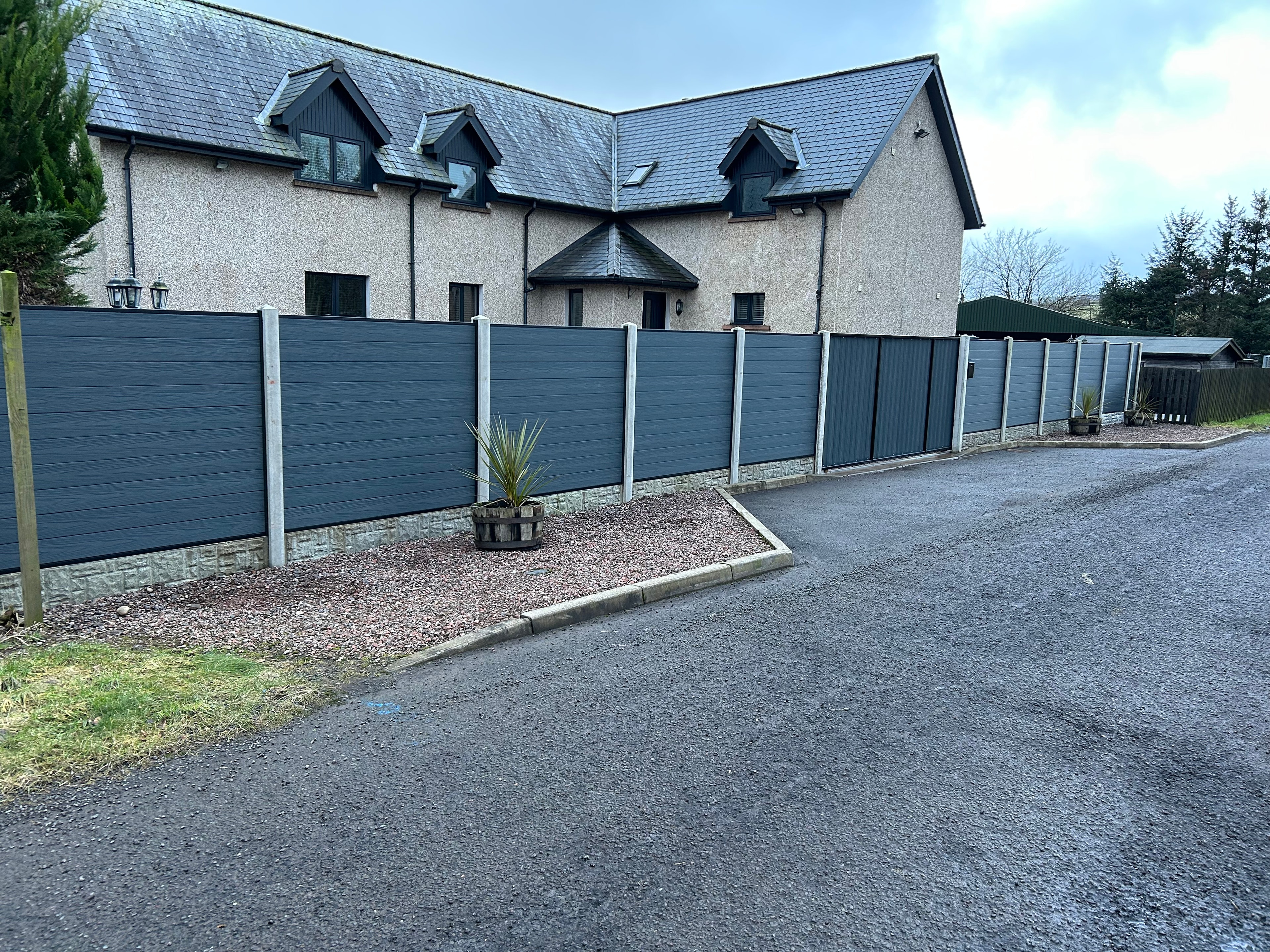 Composite Board Fencing