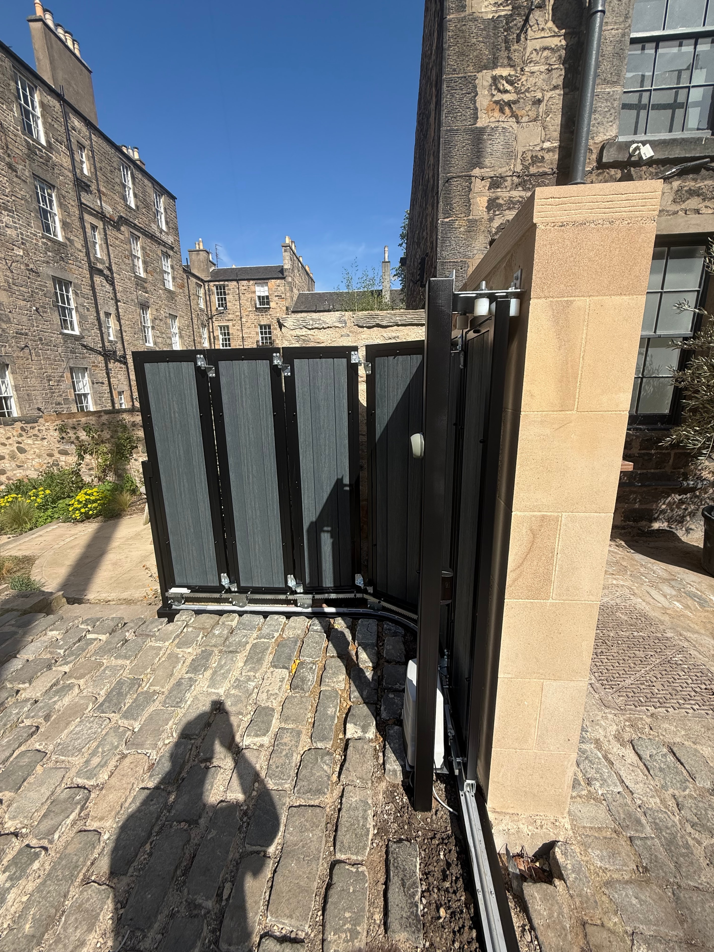 Corner Gate Installation